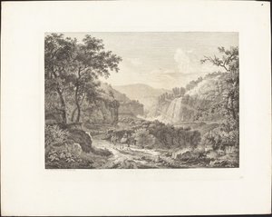 Cascatella di Tivoli, zweite Ansicht von Albert Christoph Dies