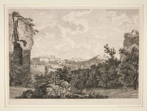 Die Caracalla-Thermen, Rom von Albert Christoph Dies