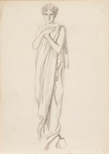 Aino Ackté als Alcestis, Skizze von Albert Edelfelt