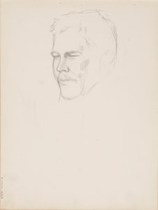 Juho Rissanen von Albert Edelfelt