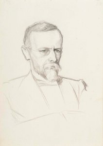 Porträt von Axel Lille von Albert Edelfelt
