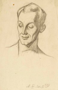 Porträt von Bruno Aspelin von Albert Edelfelt