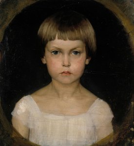 Porträt der Schwester des Künstlers Berta Edelfelt