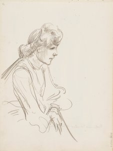 Sitzende Frau von Albert Edelfelt