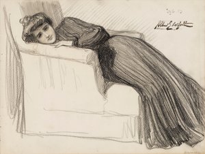 Ruhende Frau von Albert Edelfelt
