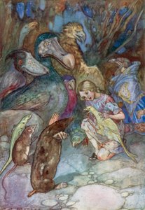 Illustration für Alice im Wunderland von Albert Edward Jackson