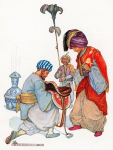 Sindbad stellte sie dem König vor von Albert Edward Jackson