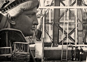 Zusammenbau der Freiheitsstatue, Paris