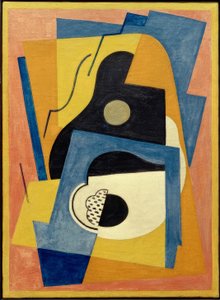 Komposition mit Gitarre von Albert Gleizes