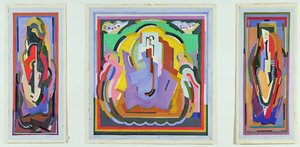 Studie für ein Triptychon von Albert Gleizes