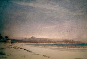 Bucht von Alcudia, Mallorca von Albert Goodwin