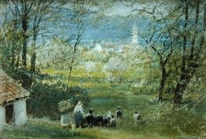 Bavino- Lago Maggiore von Albert Goodwin