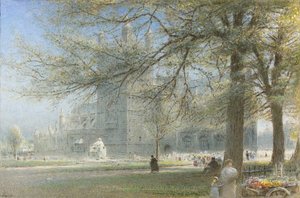 Kathedrale von Exeter von Albert Goodwin