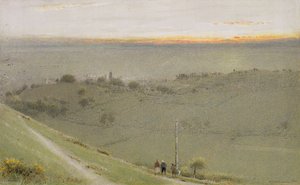 Glastonbury, 1924-25 von Albert Goodwin