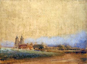 Reculver, Kent von Albert Goodwin