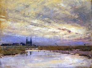 Reculver, Kent von Albert Goodwin