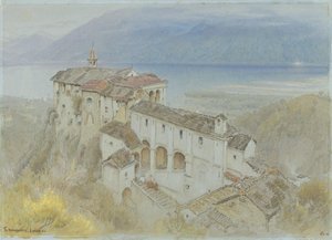 Das Kloster, Locarno von Albert Goodwin