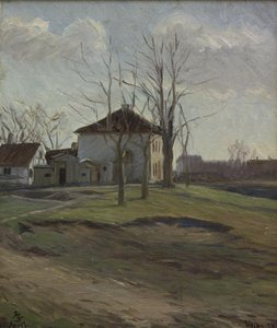 Ein Bauernhof in Valby, nahe Kopenhagen von Albert Gottschalk