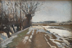 Winterlandschaft. Utterslev bei Kopenhagen