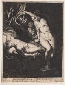 Psyche und der schlafende Amor von Albert Haelwegh