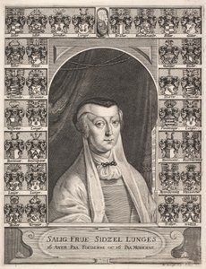 Sidsel Lunge. Gedenkblatt von Albert Haelwegh