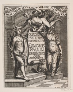 Titelblatt zu Simon Paulli, "Quadripartitum Botanicum", 1667 von Albert Haelwegh