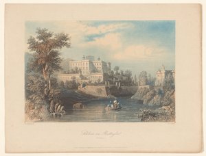 Ansicht von Castello del Catajo in Battaglia Terme