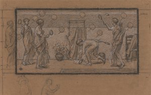 Studie für Federball von Albert Joseph Moore