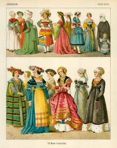Deutsche Kostüme 1500-1550