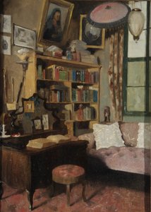 Ecke von Sir Richard Burtons Arbeitszimmer, 1889 von Albert Letchford