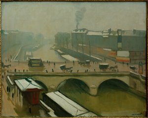 Blick auf den Pont St. Michel in Paris von Albert Marquet