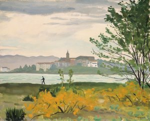 Fontarabie, Blick auf Hendaye, Der Spaziergänger von Albert Marquet