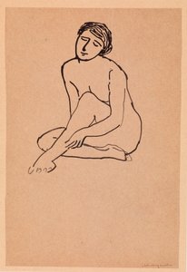 Sitzende nackte Frau von Albert Marquet