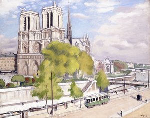 Paris, Die Seine und Notre Dame von Albert Marquet