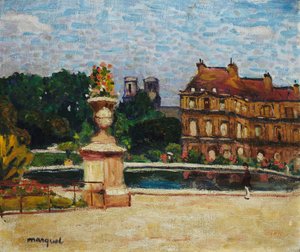 Der Teich im Luxemburg von Albert Marquet