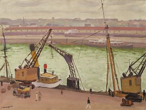 Der Hafen von Boulogne-sur-Mer von Albert Marquet