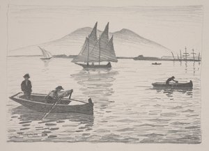 Der Hafen von Neapel von Albert Marquet