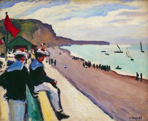 Der Strand von Fécamp