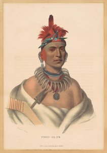 Chon-Ca-Pe von Albert Newsam, after Henry Inman, after Charles Bird King