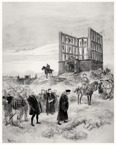 Der Superintendent Jacques de Semblancay (ca. 1445-1527) zum Tode verurteilt, auf dem Weg zum Montfaucon-Galgen, 1909