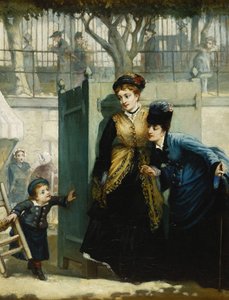 Verstecken spielen, 1876 von Albert Snr. Ludovici