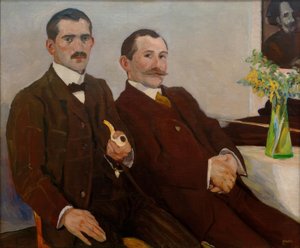 Albert Weisgerbers Brüder Peter und Fritz von Albert Weisgerber