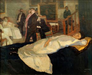 Atelierszene von Albert Weisgerber