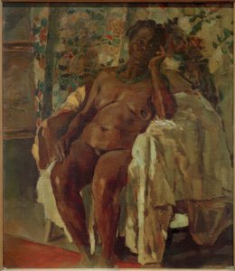 Sitzende (Sitzende Negerin)