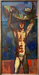 Sizilianischer Fischer von Alberto Morrocco