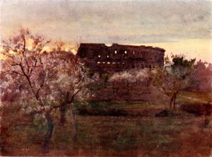 Das Kolosseum bei Sonnenuntergang von Alberto Pisa