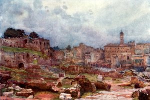 Das Forum, Blick zum Kapitol von Alberto Pisa