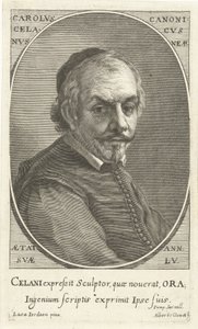 Porträt von Carolus Celanus von Albertus Clouwet