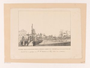 Einzug von Prinzessin Marianne und ihrem Mann Prinz Albert in Utrecht, 1830