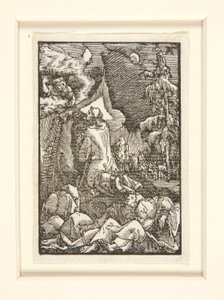Agonie im Garten, aus der Serie Der Fall und die Erlösung des Menschen von Albrecht Altdorfer
